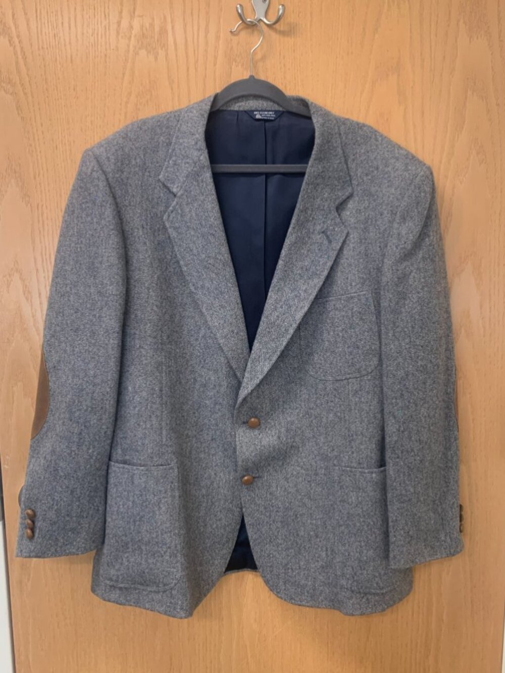 Kuppenheimer 100% Wool Blazer | Elbow Patches | Vintage Academic Style